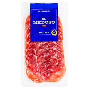 Ковбаса El Medoso Сальчічон Кулар с/в нарізка 80г 